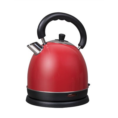 CUKYI acier inoxydable 1800 W bouilloire électrique ménage 2L sécurité Auto-Off fonction chauffage rapide, or rouge 220 V EU US plug: Rouge