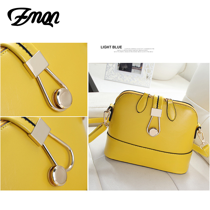 ZMQN Women Crossbody Bags Leather Shell Yellow Bags Small Ladies Hand Bag for Women Girls Side Bolsa Feminina A534