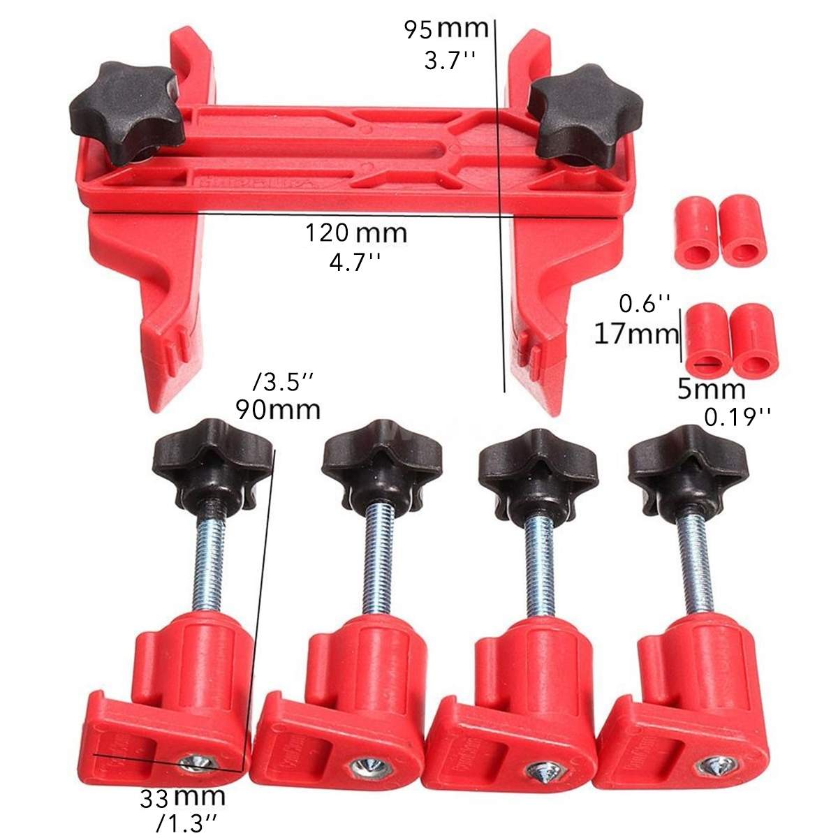 Auto Universal Dual Cam para árbol de levas Herramienta de bloqueo de temporización del motor 5 unids/set engranaje de piñón Herramienta de bloqueo Kit de accesorios de coche