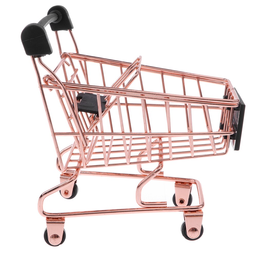 Montiert Supermarkt Warenkorb Spielset Für Baby freundlicher Spielzeug Rose Gold S