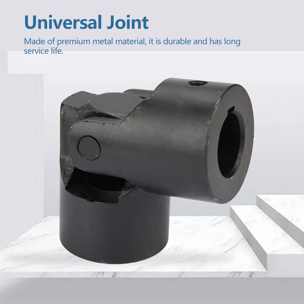U-joint Motor Connector Shaft Coupling Motor Connector DIY Steering Universal Joint with Keyway 35*58*125mm