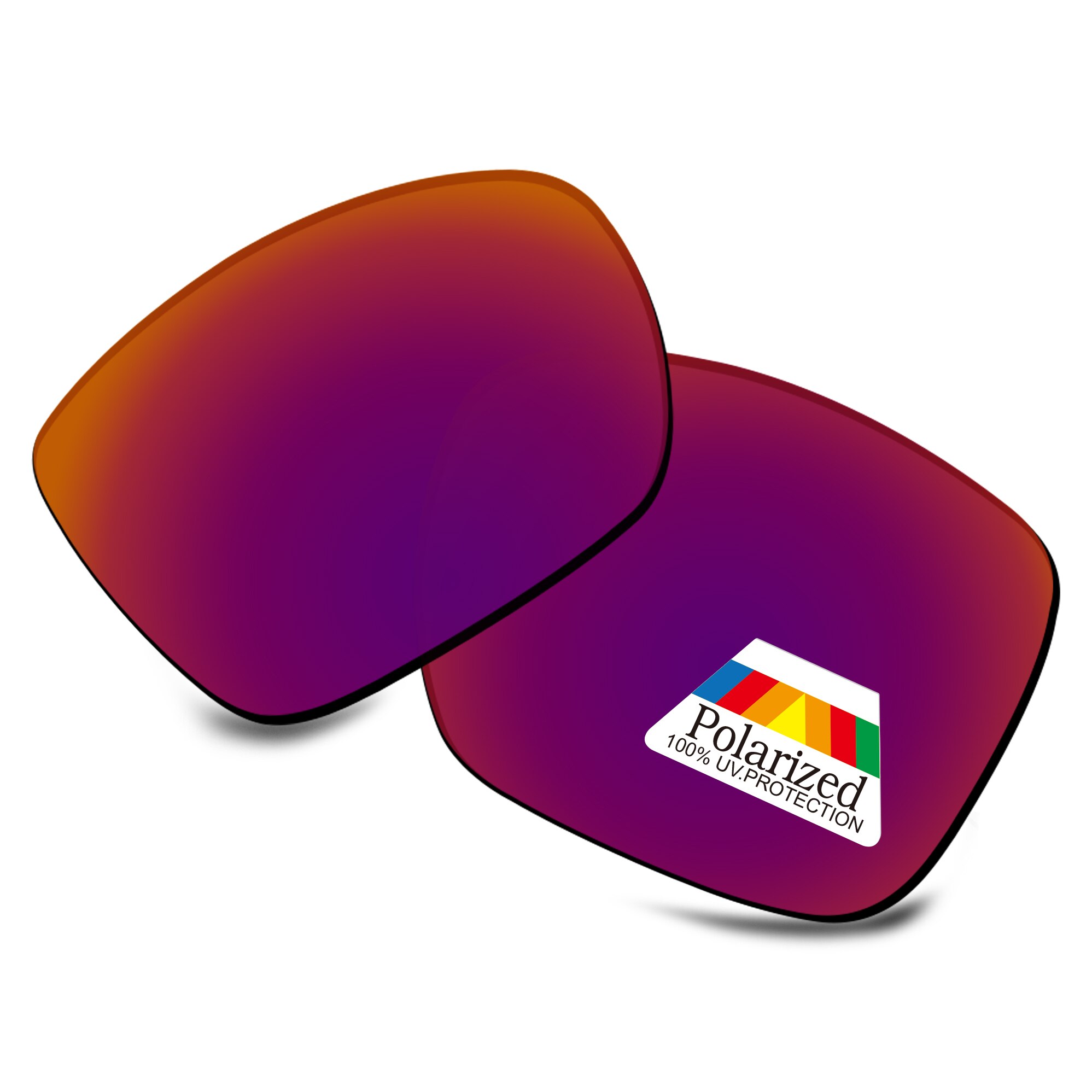 Bwake Polarisierte Ersatz Linsen für-Oakley TwoFace XL OO9350 Sonnenbrille Rahmen-Mehrere Optionen: Raspberry Purple