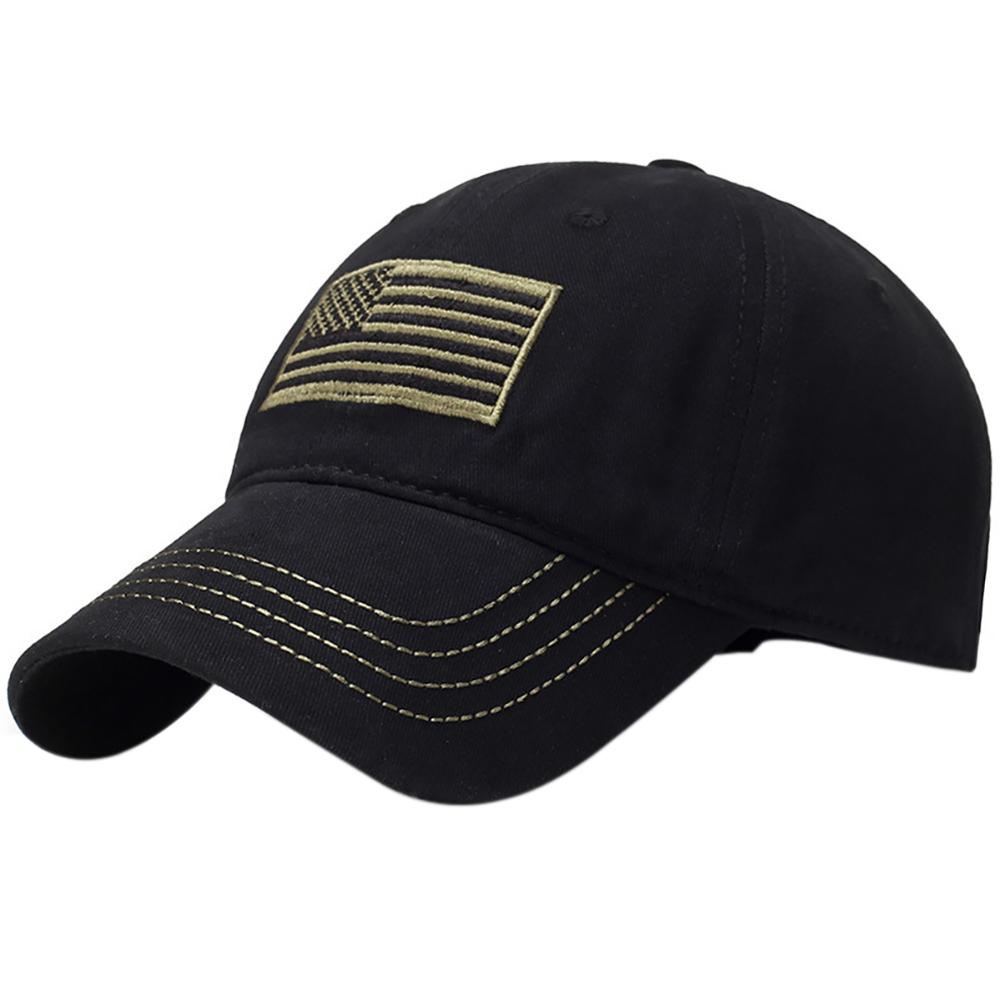 Cap Flag Embroidered Outdoor Sport Strapback Hats Outdoor Travel Fishing Climbing Sportswear Men Women: B