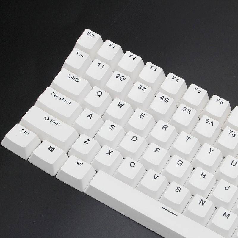 108 Keys PBT Keycap Cherry Profile ANSI Layout Bi-Color Injection Over Molding keycap For Mechanical Keyboard