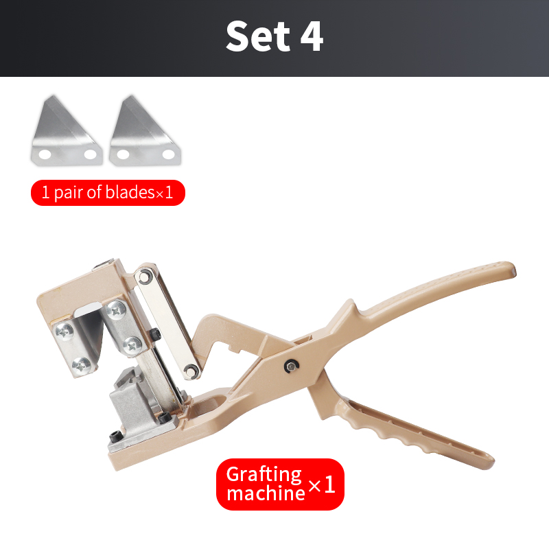 Tijeras de injerto de jardín, máquina de injerto de aleación de aluminio para árboles frutales, herramientas de jardín para cortar podadoras y jardinería: Naranja