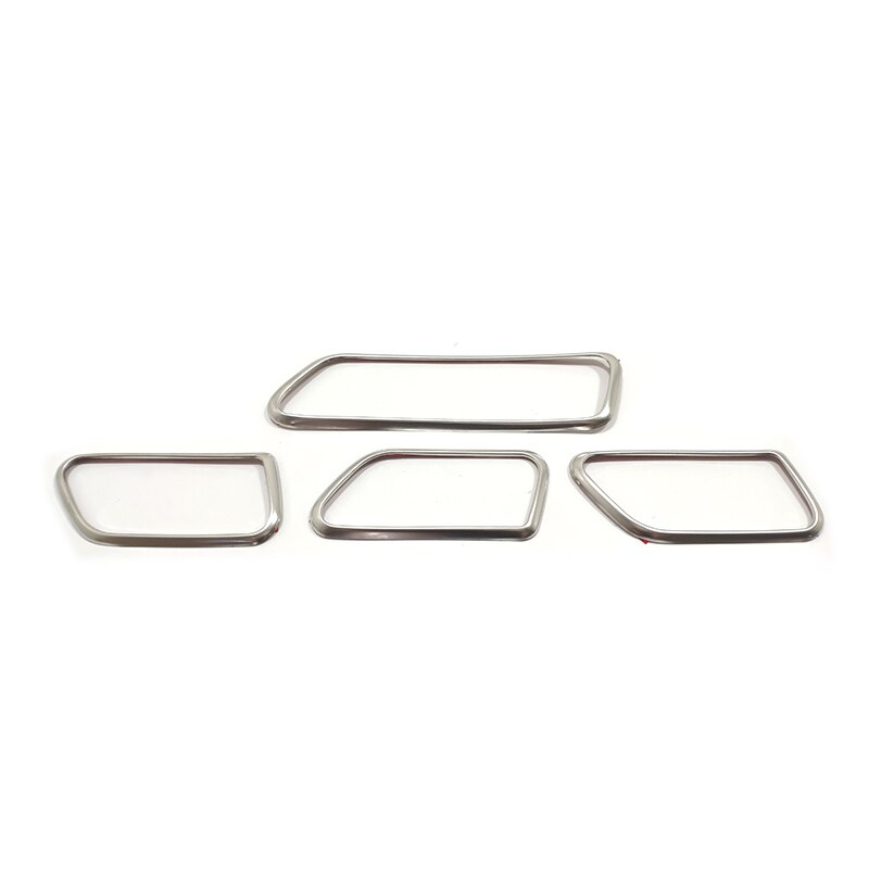 De acero inoxidable para VW Volkswagen Touran 2005-13 14 coche apoyabrazos puerta interior protector de cuencos moldura de cubierta de Marco ACCESORIOS 4 Uds