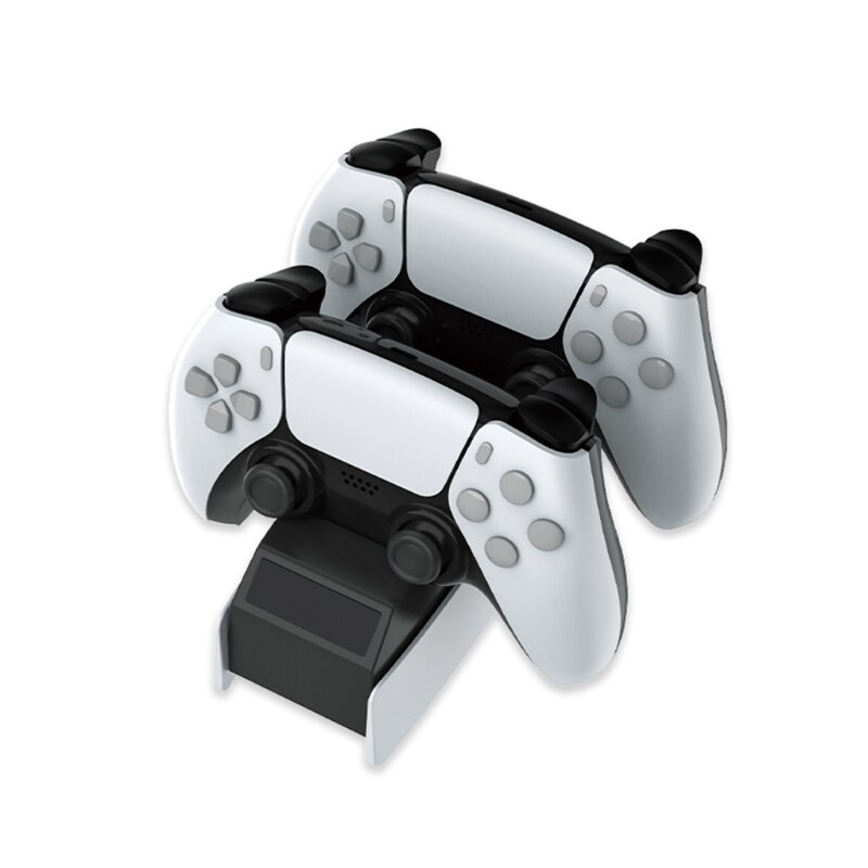 Dual Gevoel Opladen Dock Handvat Charger Station Stand Usb-oplaadkabel Charger Cradle Voor PS5 Gaming Controllers