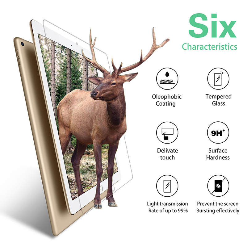 2 stk for ipad 10.2 ipad pro 11 air 3 10.5 skjermbeskytter herdet glass for 9.7 7.9 2 3 4 5 6 7th mini 2 3 4 5