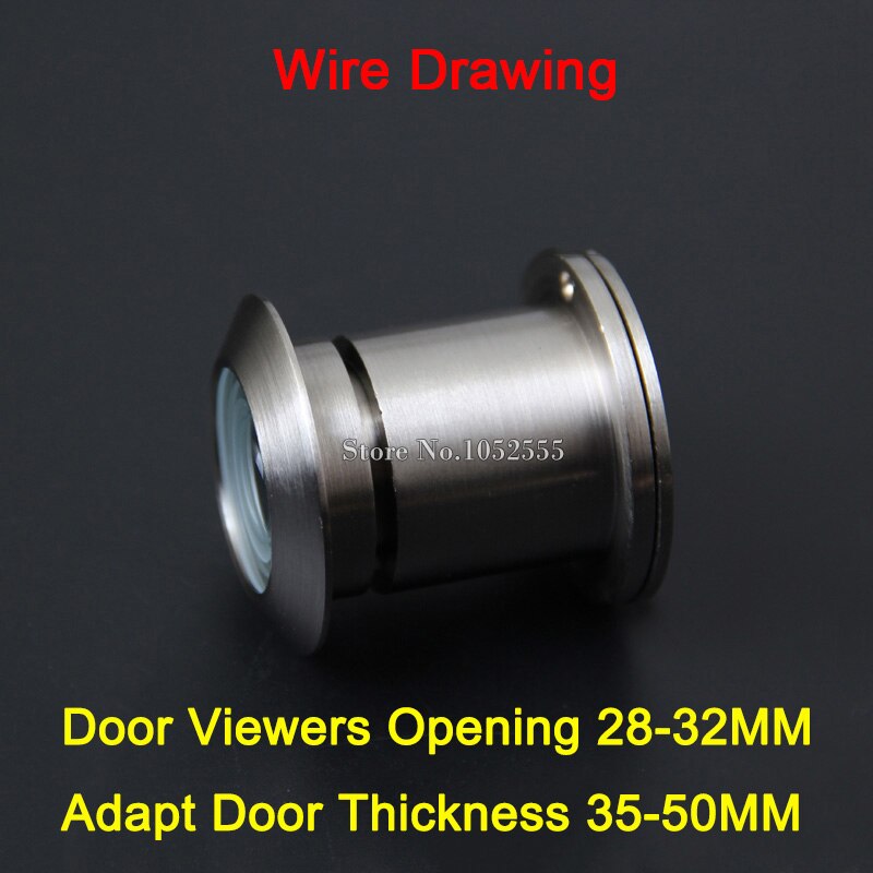 Luxe Messing 260 Graden Groothoek Kijkgaatje Deur Kijker Deur Spyphole Viewer Security Anti-Diefstal Kijkgaatje: Wire Drawing