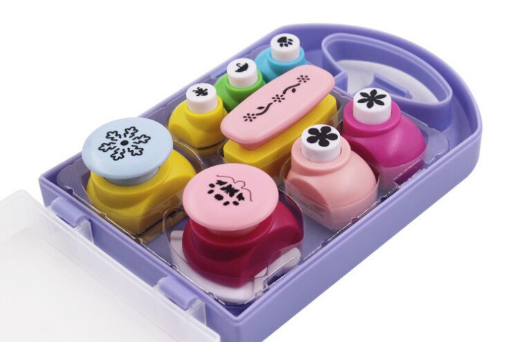 flower Embossing set craft hole punch set Scrapbook Handmade punchers paper cutter Children&#39;s handmade DIY