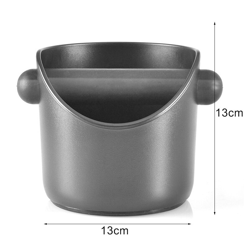 Papelera antideslizante con barra desmontable para Barista, contenedor de basura absorbente de golpes para Espresso, moler café,