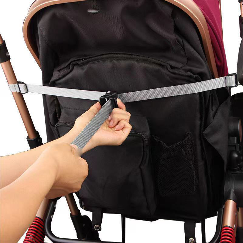 Baby stroller accessories with backrest adjustment and nylon thickened buckle stepless umbrella car accessories with anti slip