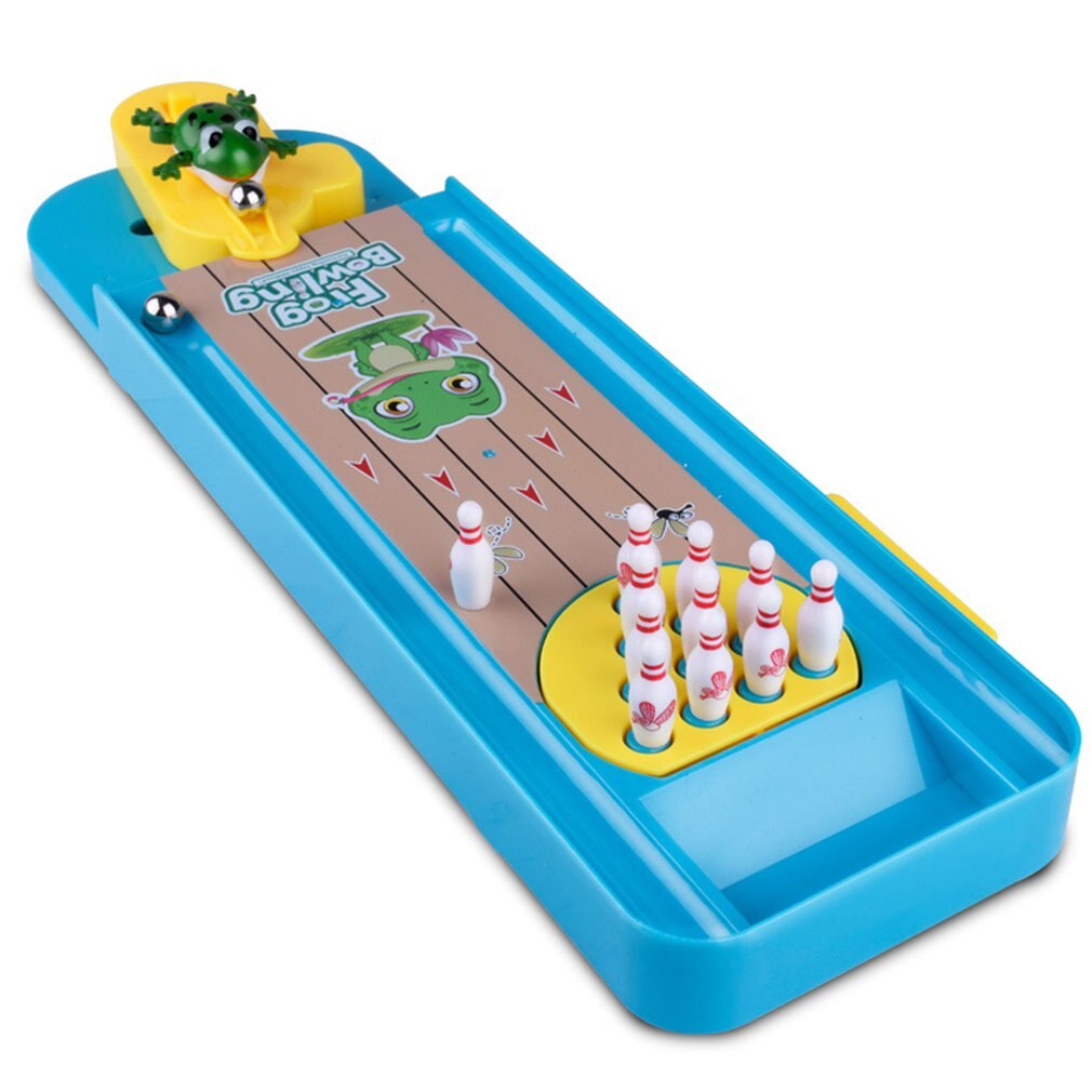 Kreative Mini Bowling Bälle Eltern Interaktive Spiel Tabelle Spiele Spielzeug Beste für freundlicher FrüHenne Eductional