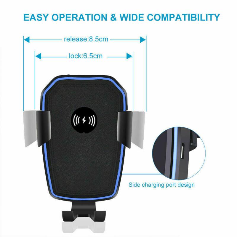 10W Qi Fast Car Wireless Charger Intelligent Infrared Fast Wireless Charging Car Mount For Air Car Phone Holder Car Accessories