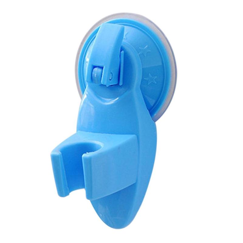 Sprinklerholder til badeværelse justerbar stærk sucker bruserhovedbeslag til brusermonteringsdyser: Blå