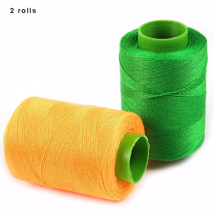 10 Pcs Sewing Thread Polyester Thread Set Strong And Durable Sewing Threads For Hand Machines: 2 rolls