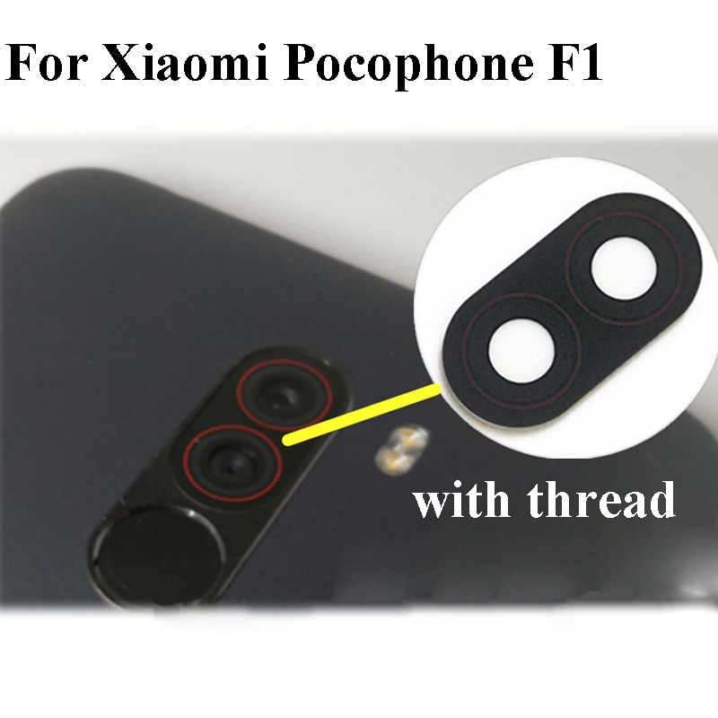Voor Xiaomi Pocophone F1 Terug Camera Glazen test goed Voor Pocophone F1 F 1 lens Poco telefoon F1 F 1 6.18 ''inch
