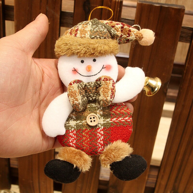 Glædelig jul ornamenter jul vedhæng legetøj uden for juletræ julemanden snemand bjørn til boligindretning børn