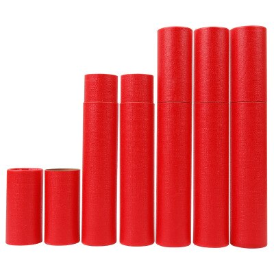 20pcs Black Kraft paper cardboard canister cylinder round jar bottle packaging box paperboard tube