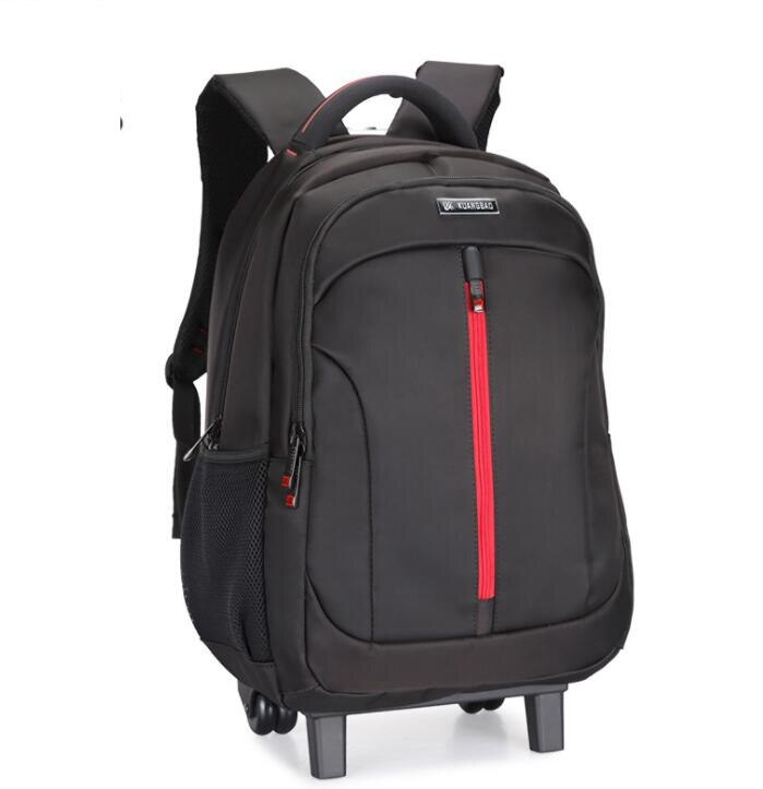 Wheeled backpack bag for men school trolley bags travel backpack with wheels Oxford women Travel Rolling Luggage trolley bags