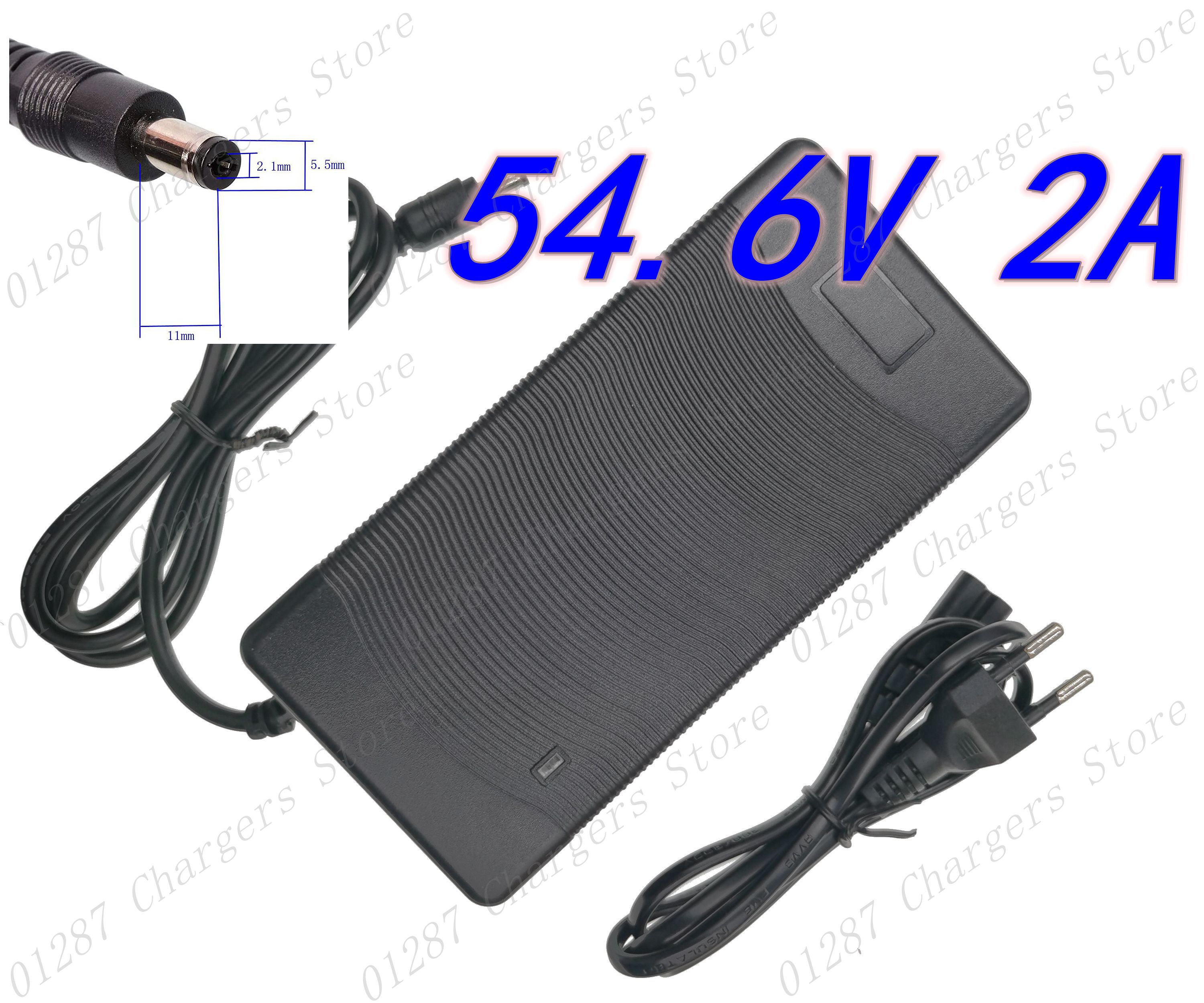 54.6V 2A charger for 48V 2A Battery charger DC Socket/connector for 48V 13S Lithium Ebike battery