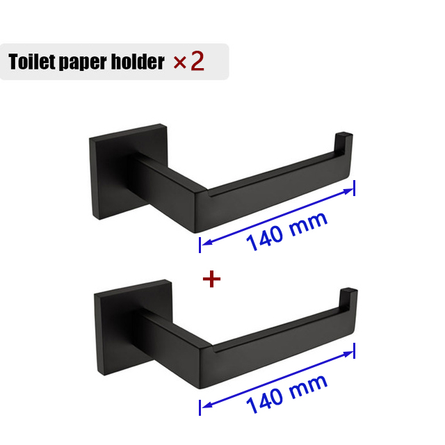 Matte Black Bathroom Hardware 304 Stainless Steel Towel Rack Toilet Paper Holder Liquid Soap Holder Towel Bar Toilet Accessories: light green