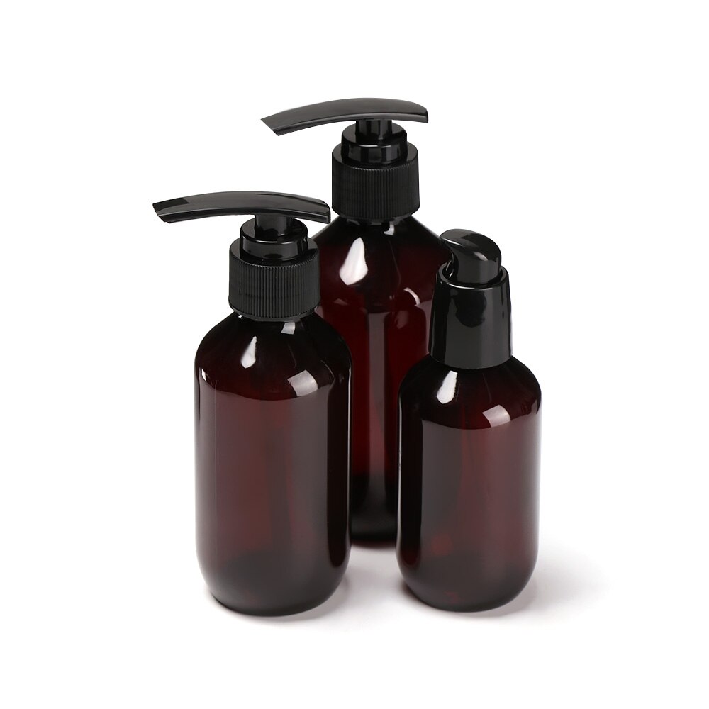 Soap Dispenser Refillable Lotion Container Plastic Liquid Shampoo Shower Gel Bottles Home Bath Supply 100/150/200/300/400/500ML