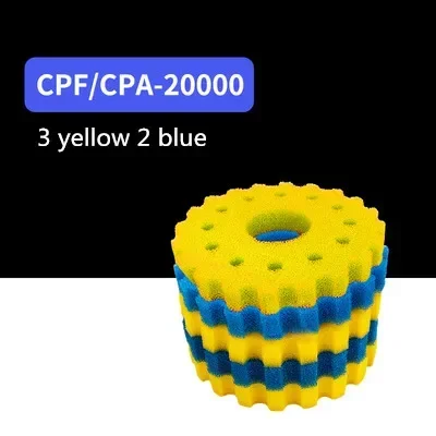 SUNSUN CPF CPA 1500 2500 5000 10000 15000 20000 30000 50000 Fishpond Filter Original Biological Cotton: GRAY