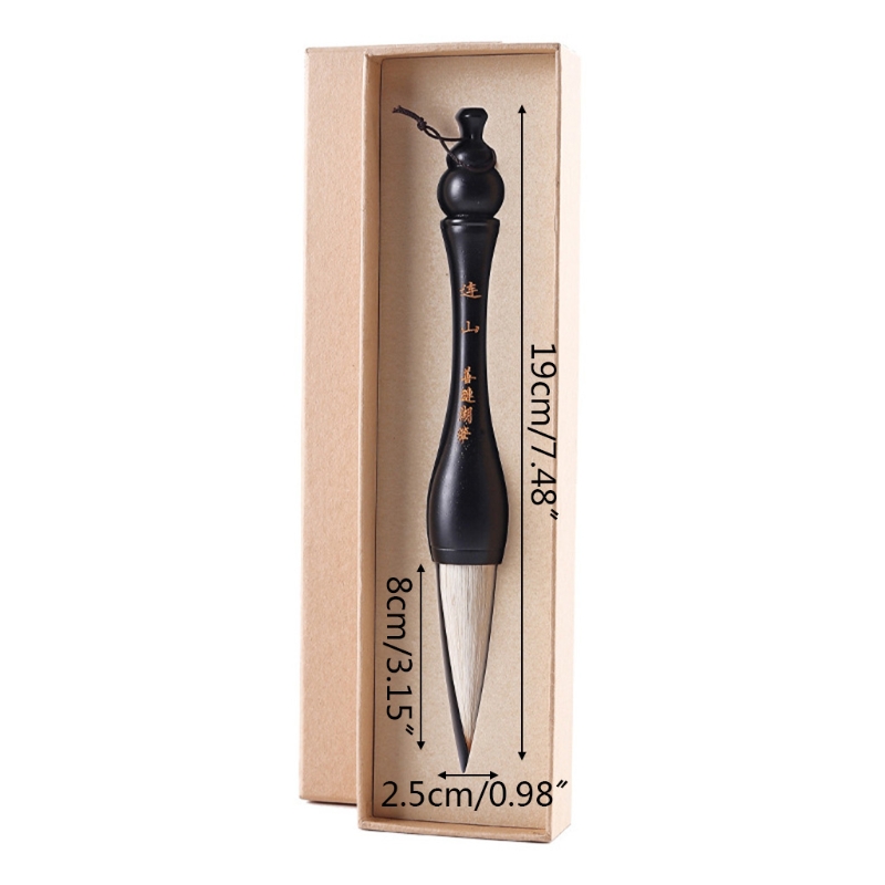 Easyou Chinese Calligraphy Brush Set - 3 Sizes Pure Wolf Hair Brushes For Painting & Writing - View #5