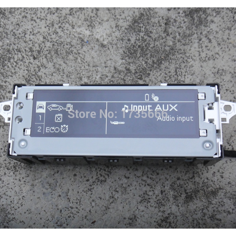 Original hvidt lys skærm skærm støtte klimaanlæg display usb valgfri engelsk og fransk 6 pin til peugeot citroen