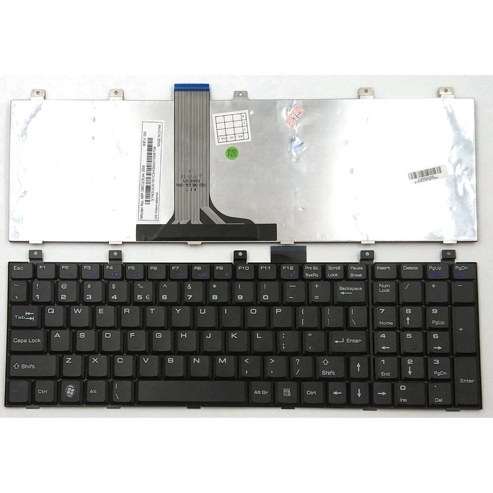 US laptop toetsenbord voor MSI MS-1681 MS-1682 MS-1683 MS-1688 MS-1715 MS-1716 MS-1718 MS-1719 MS-1731 MS-1734