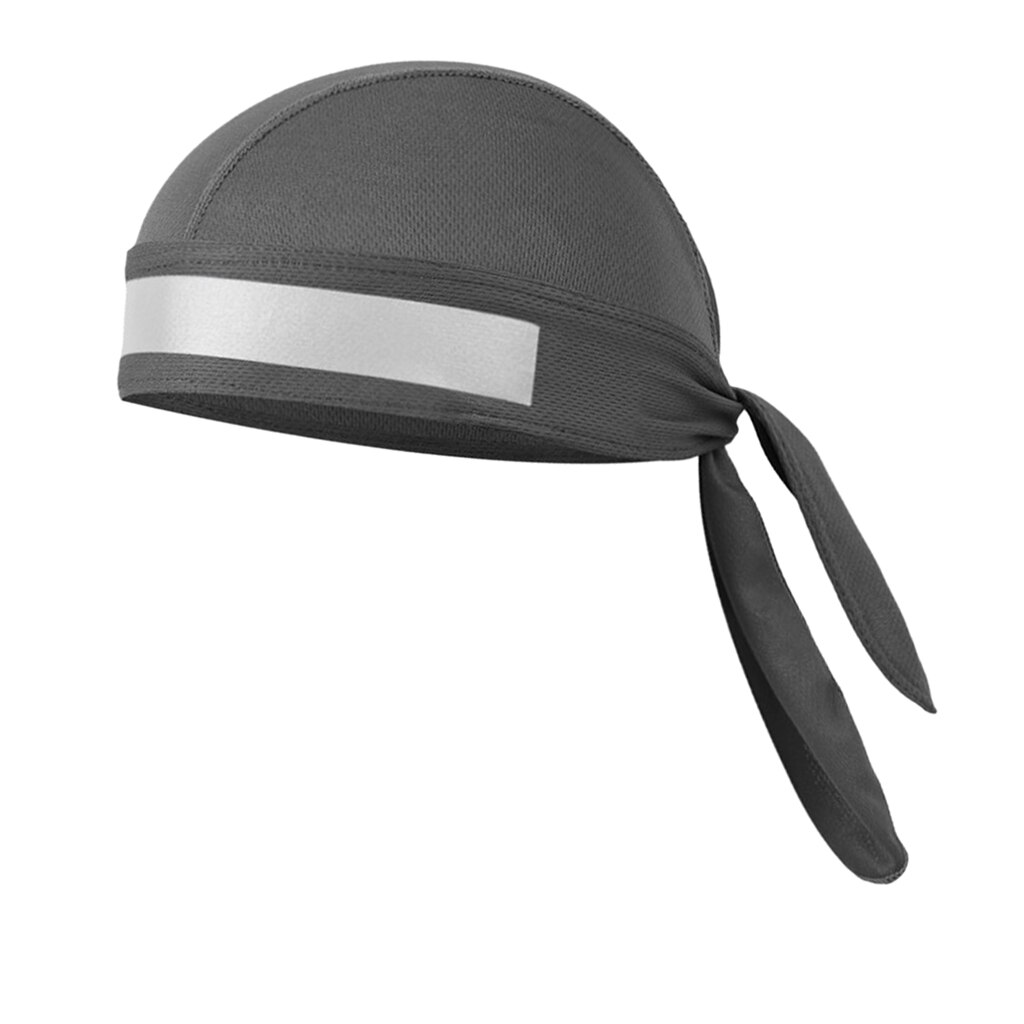 Gorra reflectante de Calavera, gorro Bandana con forro transpirable: Gray