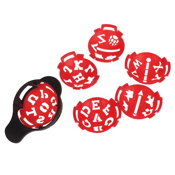 Mark Golf Ball Stencil Monogrammer Marker Template Drawing Putting Line