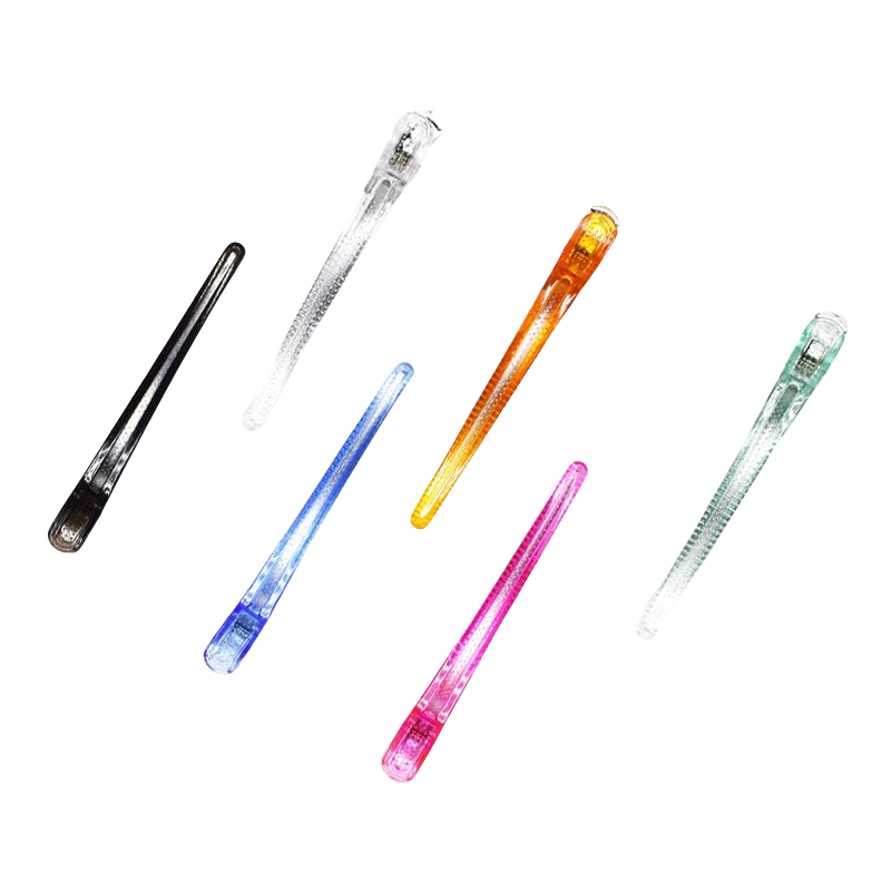 Juego de 10 Uds de pinzas para el pelo de peluquero, pinzas de plástico para salón de peluquería, herramientas profesionales para seccionar el cabello, accesorios de estilismo ﻿