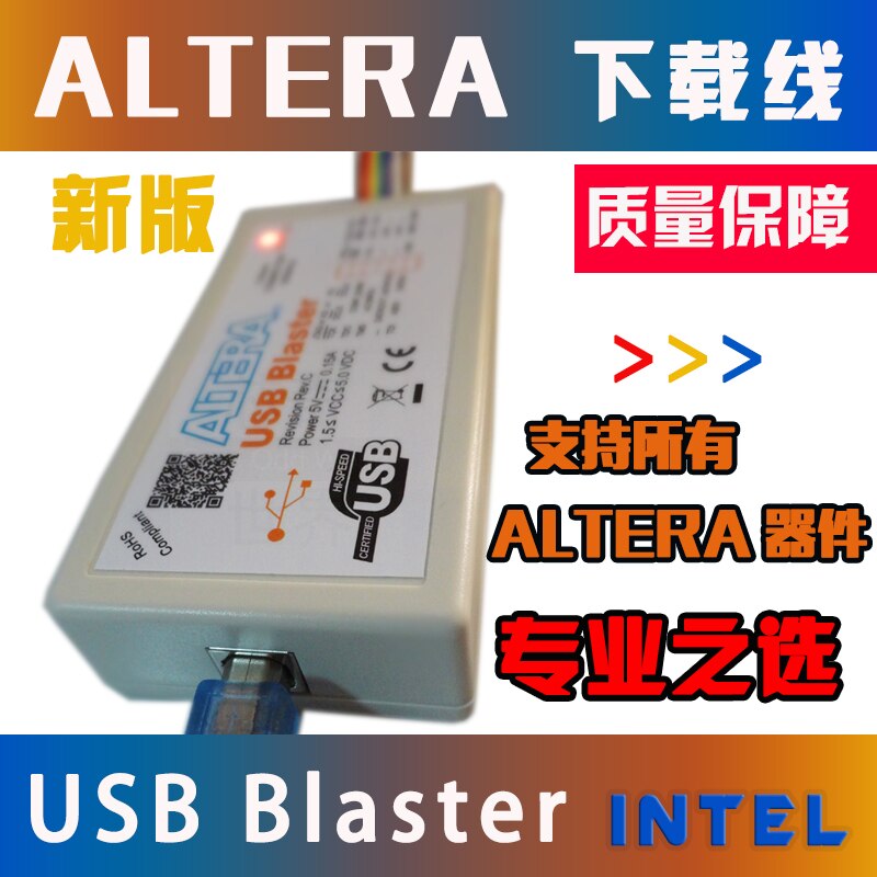 Altera Usb Blaster Ii Fpga/Cpld 2nd Generatie Downloader Intel Rev C Hoge Snelheid