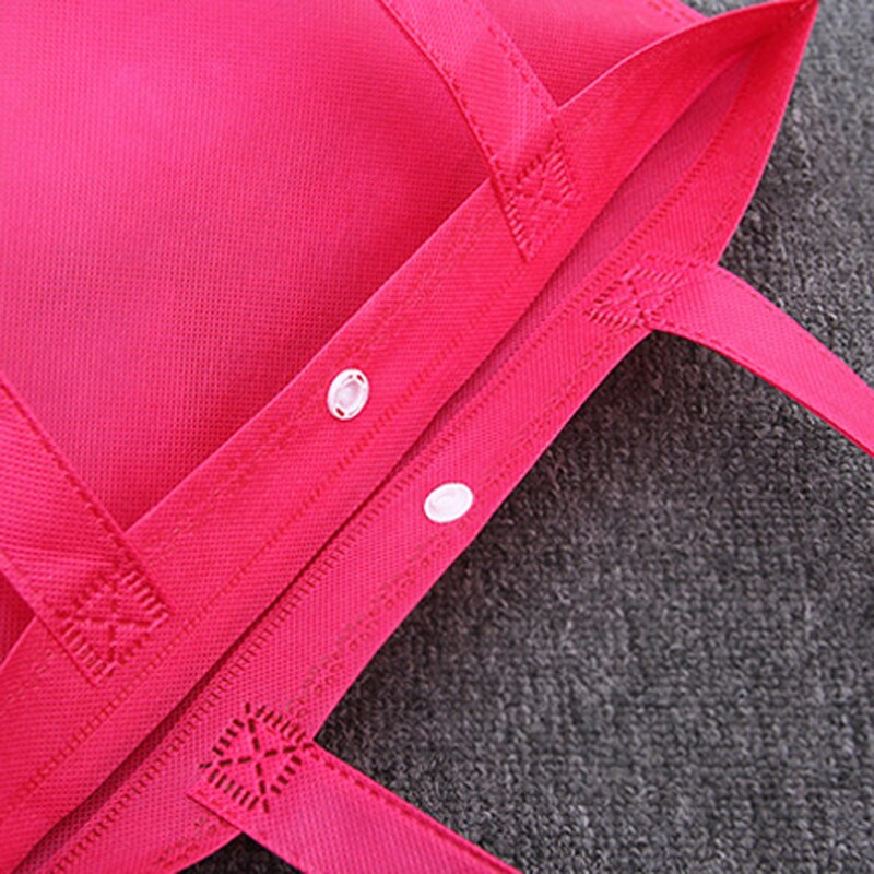 Shoulder Shopping Bag Foldable Reusable Grocery Bags Food Organizer Vegetables Bag Non Woven Fabric