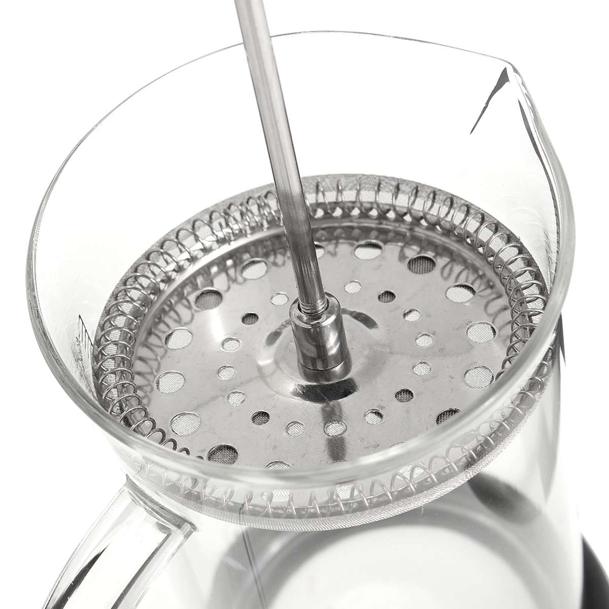 1 Uds. Cafetera de 600ml hecha a mano, cafetera de prensa francesa, tetera de cristal, herramientas de elaboración, utensilios de cocina