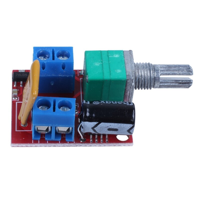 4X Mini DC Motor PWM Speed Controller 3V 6V 12V 24V 35VDC 90W 5A DC Motor Speed Control Switch LED Dimmer