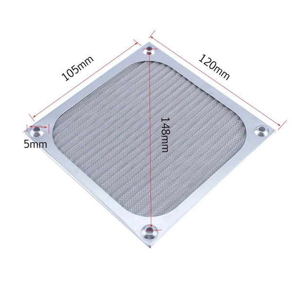 12x12cm Computer PC Case Cooling FanDust Filter Mesh Net Cover Computer Guard PVC cooling fan antidust ne
