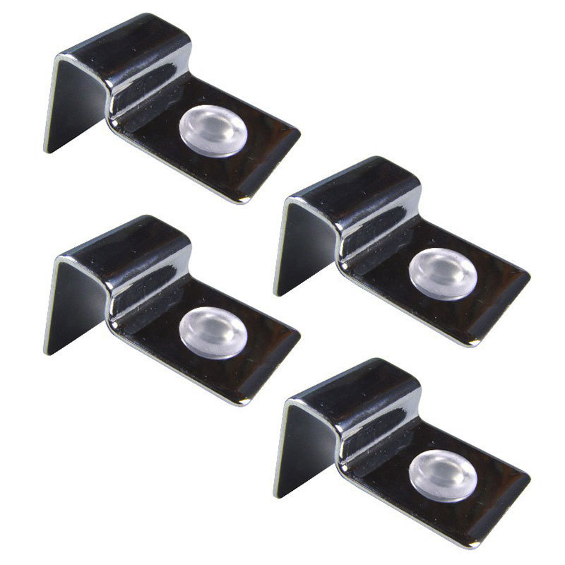 Couvercle de réservoir de poissons en acier inoxydable, Support de couverture de réservoir en verre, Support de plaque d'isolation, accessoires d'aquarium marin frais 4 pièces