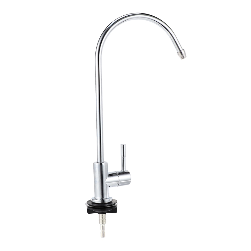 1/4 Inch Chrome Drinking Water Filter Faucet Reverse Osmosis Sink Kitchen Tap