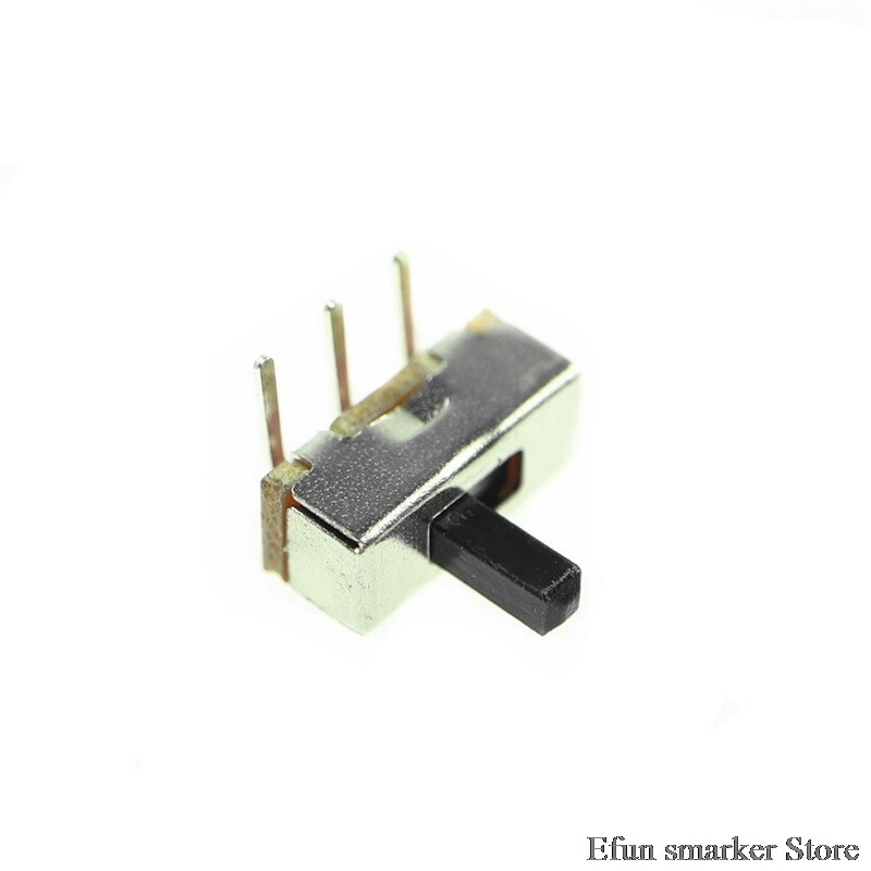 Miniinterruptor deslizante ON-OFF, SS12D00 SS12D03G5, aguja curva de 3 pines, 1P2T, 2 posiciones, mango de palanca de