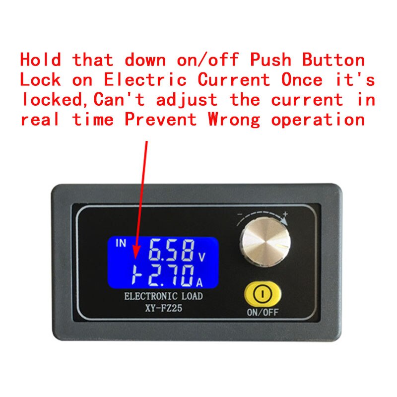Constant Current Electronic Load Tester Power Aging Adjustable Load Detector Battery Capacity Tester With Cooling F-A-N^
