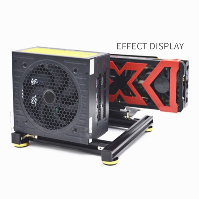Graphics Card Bracket DIY External Graphics Card Base External Power Supply Base ATX PSU Bracket For Computer Case