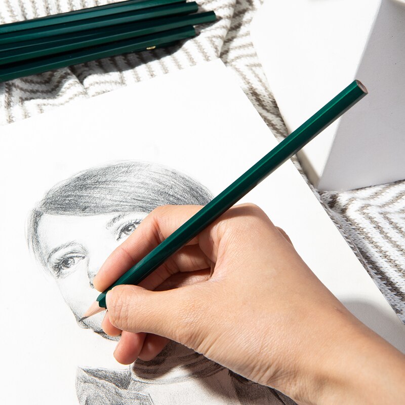 Exam Pencil Writing Drawing Painting Sketch Dedicated Write Pencil Security Logs 2B/HB/2H Hexagonal Rod Stationery Supplies