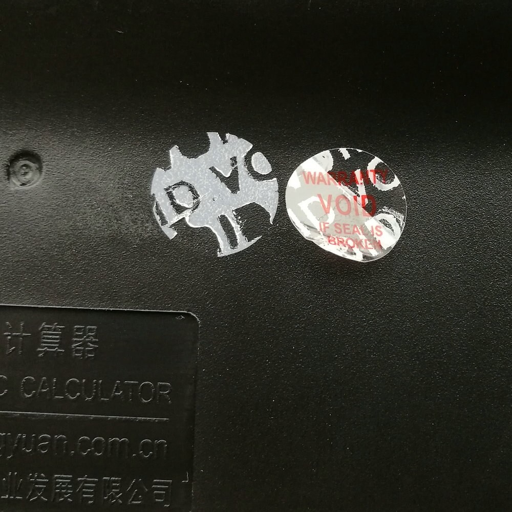 100pcs Tamper Proof Warranty VOID Label Sticker Small Round 12mm White Color With Red Printing WARRANTY VOID IF SEAL IS BROKEN