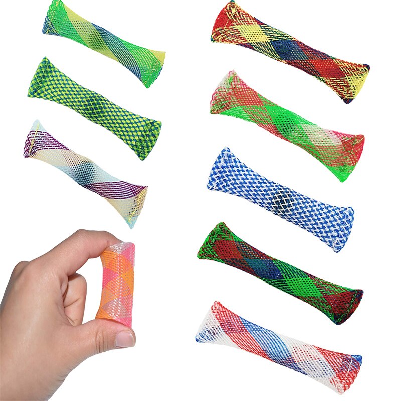 Marble Mesh sensoryczne zabawki typu Fidget kolor tkaniny wycisnąć antystresowy koralik z lękiem terapii Mini autyzm zabawki