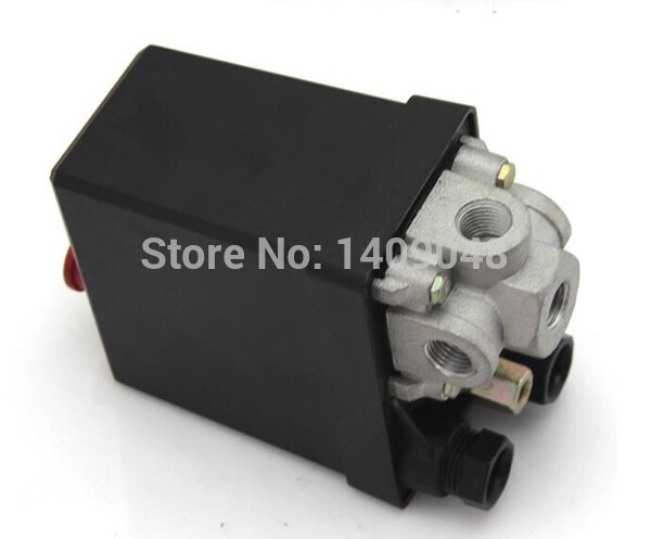 175psi 10bar 380V 20A 3 Phase 4-port Air Compressor Pressure Switch Control Valve 5-8bar