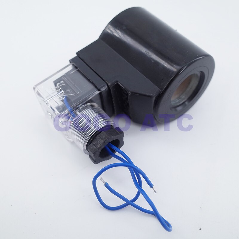 Bobine de type rond hydraulique | Diamètre intérieur 20mm hauteur 53mm 24V 12V DC électrovanne hydraulique