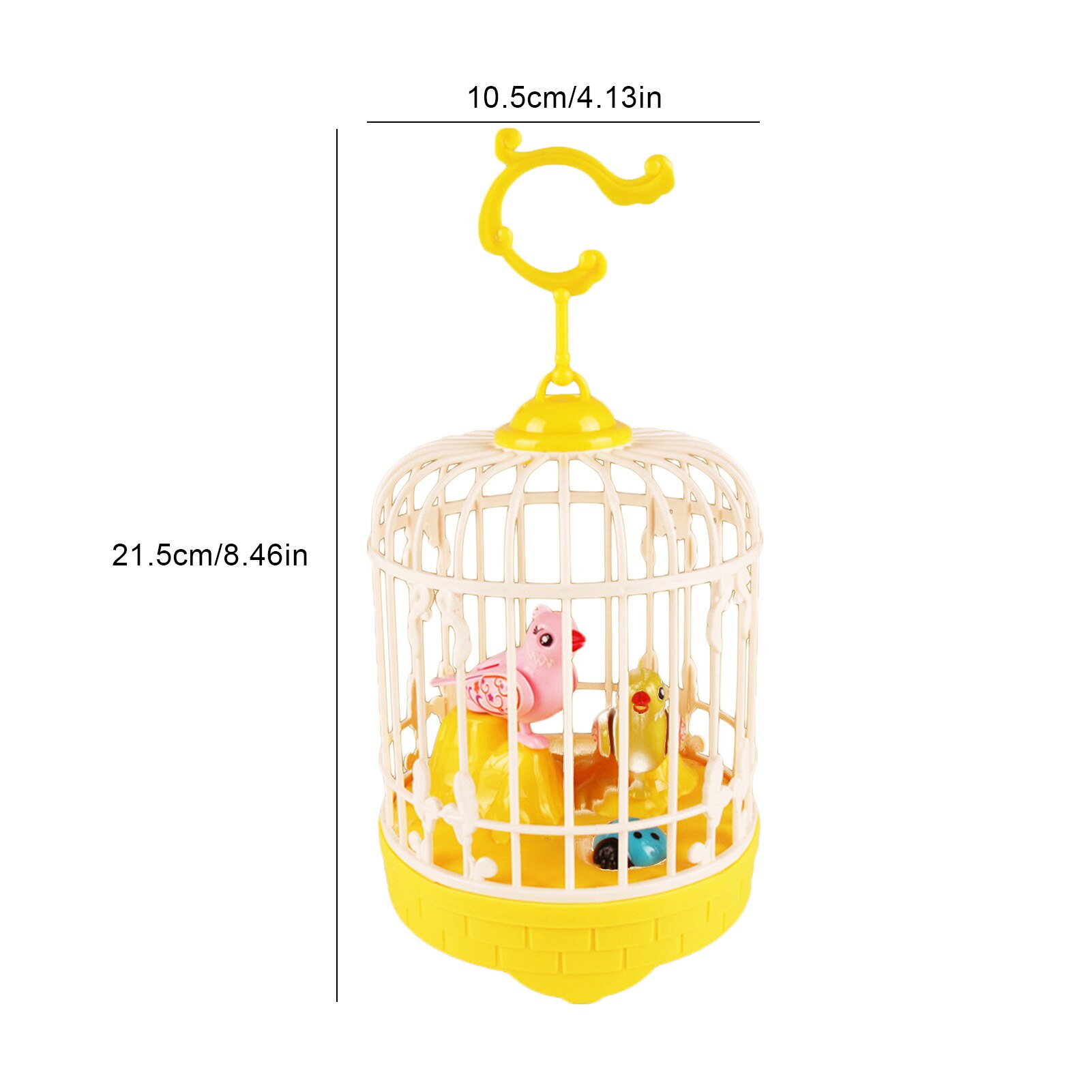Singing&amp;Chirping Bird In Cage Realistic Sounds&amp;MovementsSinging Chirping Bird Toy In Cage Realistic Sounds Movements Activated
